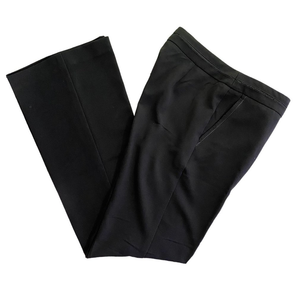 AXCESS by LIZ CLAIBORNE Black Trousers Puddle Pants 4